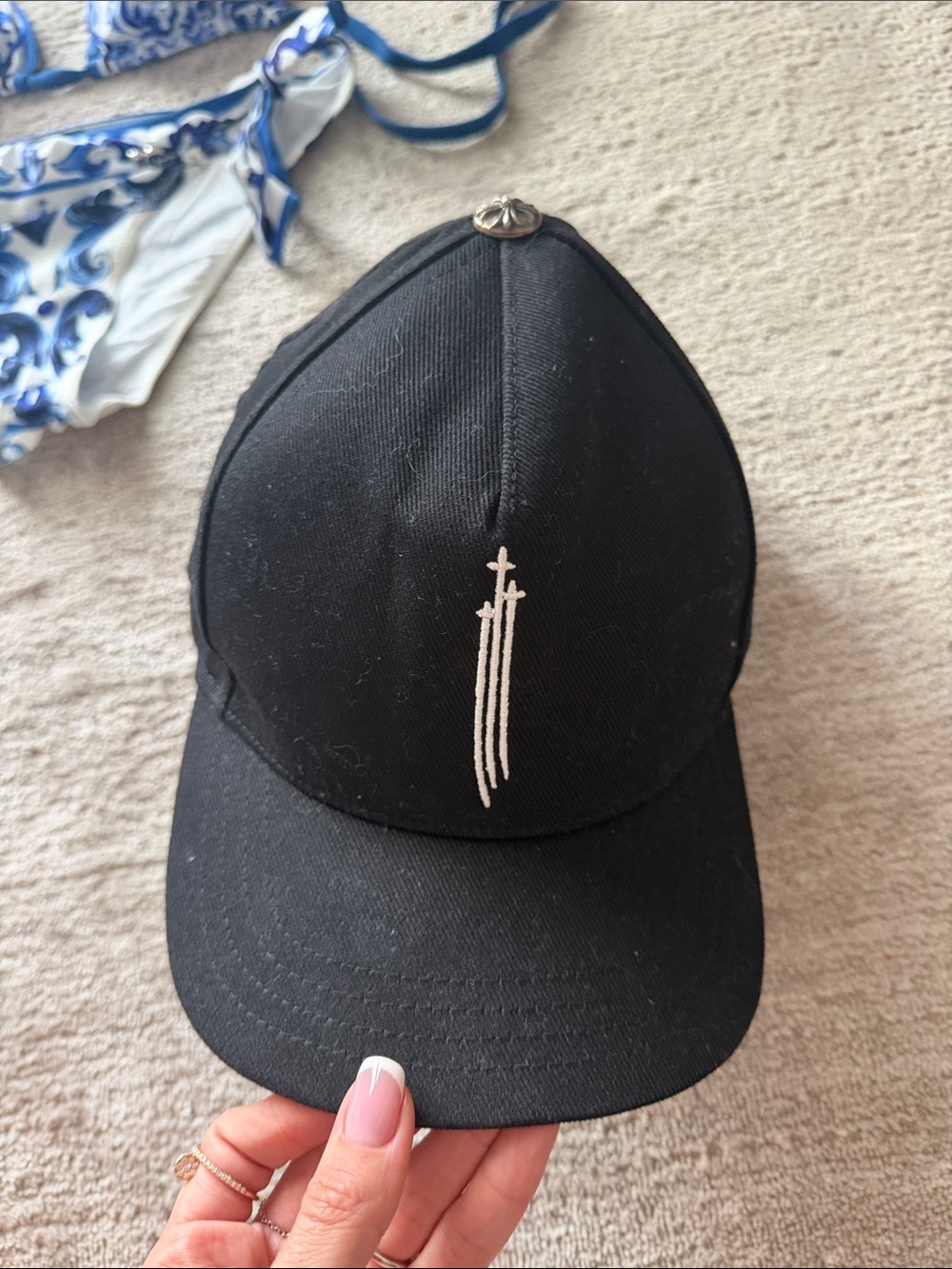 Chrome Hearts RS3 Baseball Hat Black